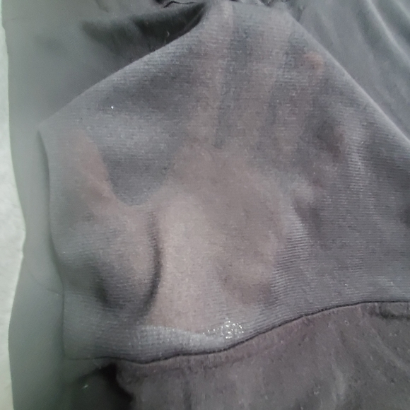 Black Maxi Skirt with Mesh Section - Picture 4 of 5